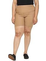 AMYDUS Plus Size Women Tummy Shaper Shorts | High-Waist | Stretchable | Wide Waistband| Cloud Soft Fabric | Tummy Tucker Shorts for Women - L to 9 XL