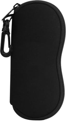 Image of ALASKA Sunglasses Soft Case Ultra-Light Neoprene Scratch-Proof Inner Fabric, Zipper Eyeglass Case for Men and Women. Made with 5mm Thick Neoprene Fabric.