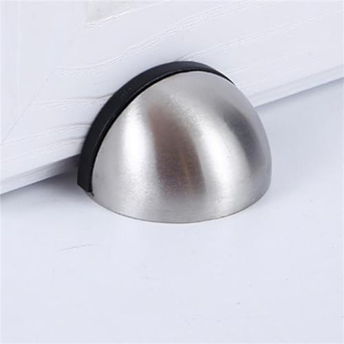 Retenedor de acero inoxidable semicircular para puertas de vidrio exclusivas 4