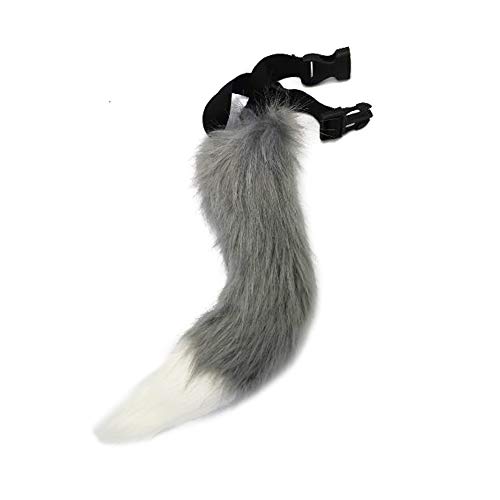 PPFINE Kunstpelz Fuchs Wolf Kostüm Katze Schwanz Erwachsene Halloween Weihnachtsfeier