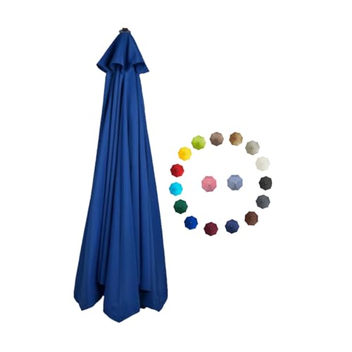 Parasol de rechange auvent toile carrée 6 et 8 bras pour parasol déporté 3m