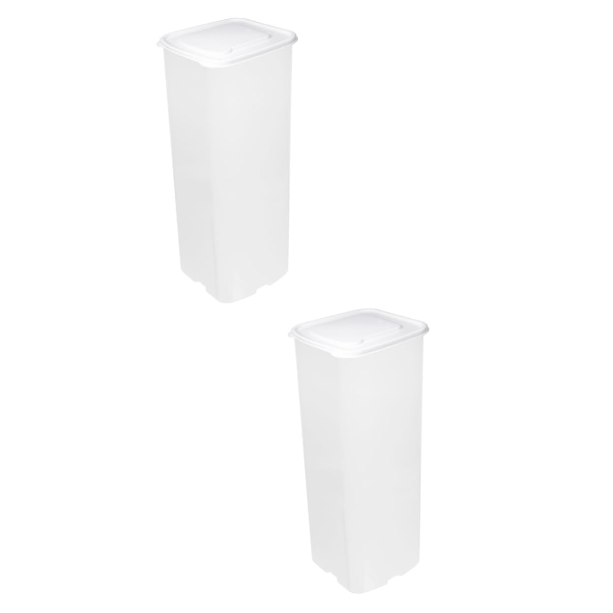 Alipis Caja De 2 Piezas Caja De Almacenamiento De Pan Porta Pan era De Herméticos Portador De Con Tapa Cajas De Páginas Reutilizable