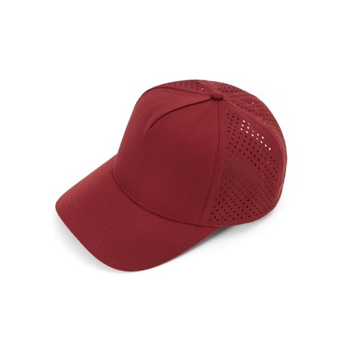 Image of Men Quick Dry Water Resistant Mesh Snapback Baseball Cap Adjustable Hat 22 inch-23.6 inch(56-60cm) for Golf Running Workout