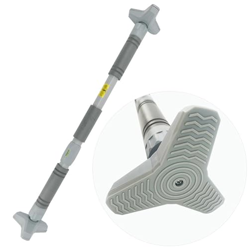 Beue Barra Ginnica monoblocco per Uso Domestico (Non è Necessario forare), per Bambini di 8-12 Anni, con tappetini Antiscivolo e Chiusure di Sicurezza, Supporto Piatto Triangolare, 69-130 cm,93-115cm