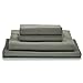 Pillow Bed Sheet Set 100% Certified Giza Egyptian Long Staple Cotton (Queen, Dark Gray)