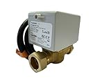 Honeywel Resideo TTH222MSV 22mm 2 Port Zone Valve (Normally Closed) 5 Wire (272848) Compatible with Honeywell V4043H1056 &amp; 4023PH22 Plain Box - Hanicks