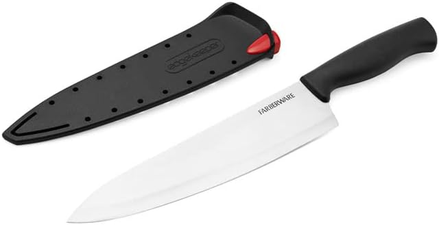 Miniatura 2 de Farberware EdgeKeeper - Cuchillo de chef, 8 pulgadas, color negro