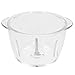 Price comparison product image SPARES2GO Glass Chopping Mixing Chopper Bowl & Spindle (500ml) for Russell Hobbs Food Processors 14568 18558 20350