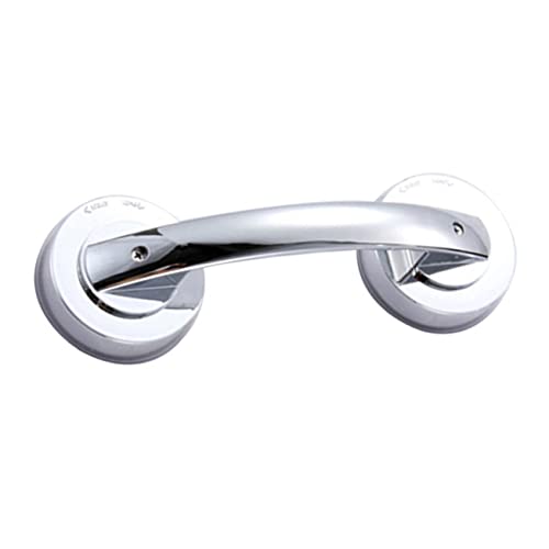 Ipetboom Barra de Agarre de Succión Plástica con Tornillos Asidero Antideslizante para Baño y Cocina para Mayores y Compatible con Superficies como Azulejos