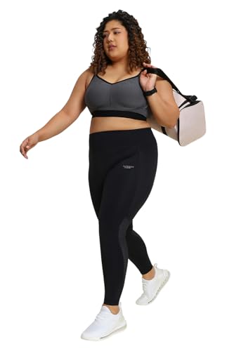 Image of Van Heusen Women Nylon Blend Wireless Non Padded High Impact Sports Bra -Anti Bacterial, Moisture Wicking