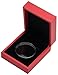 COWFEX PU Coin Presentation Display Box Holder with Capsule for 40mm (Red)