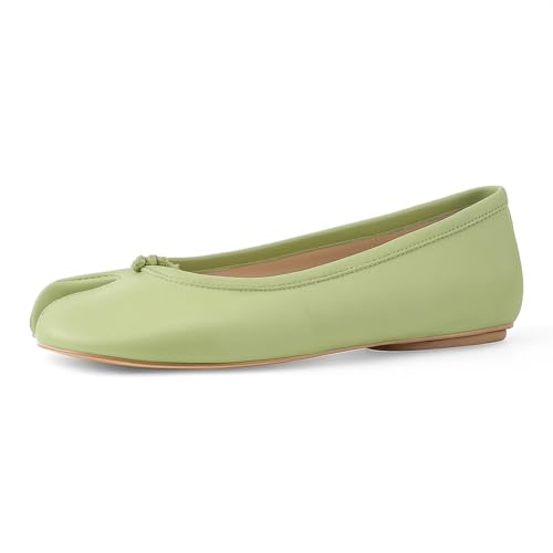 Image of Tabi Shoes Women Split Toe Shoes Wide Width Ballet Flats Comfort Casual Work Shoes for Women Office
