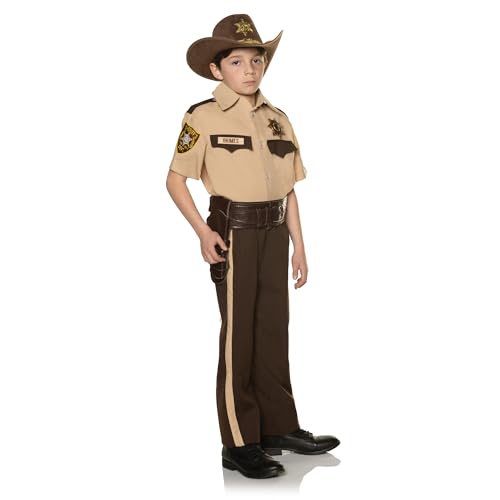Disfraz oficial Rick Grimes para niños miniatura 4