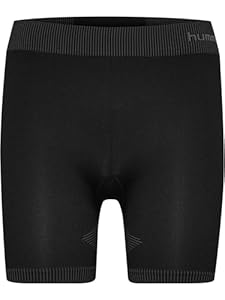 hummel Damen First Seamless Short Women Leggings, Black, XS-S EU, Schwarz, XS Slim