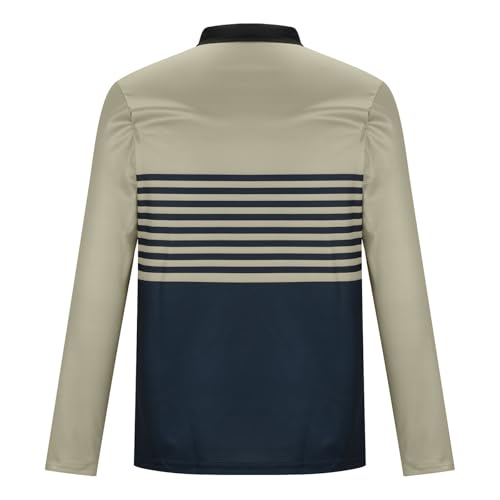 Blusa masculina gola alta para academia masculina manga longa gradiente arrastão bolinhas básicas ou