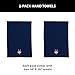 Northwest UConn Huskies NCAA Team Logo Hand Towel 2 Pack 16 x 26 Inches