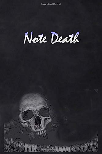 Death Note Notebook: journal diaries / notebook: lined journal 100 Pages, 6x9, Soft Cover, Matte Finish