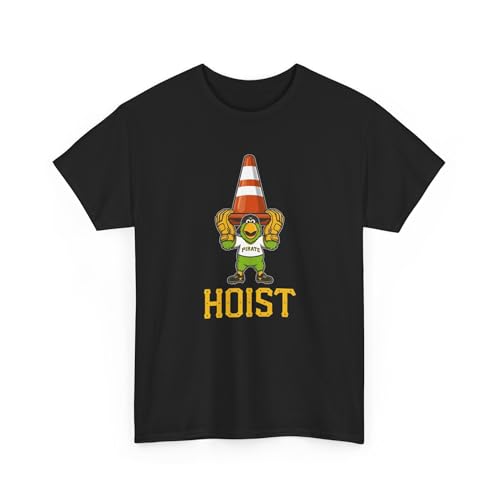Pittsburgh Hoist the Cone T-Shirt - Funny Pittsburgh Baseball Apparel Black Large