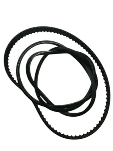 Replacement Belt Set for Grizzly Metalworking Lathe, New 2 Belt Set Compatible with G4000 Model