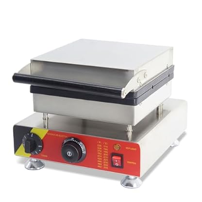 1500W Waffelmaschine Doppelseitig Erhitzt Belgisches Waffelautomat Edelstahl Waffeleisen Mit Temperaturregelung Waffelhersteller Maschine Antihaftbeschichtete Platten Für Waffeln, Paninis, Rösti – Bild 6
