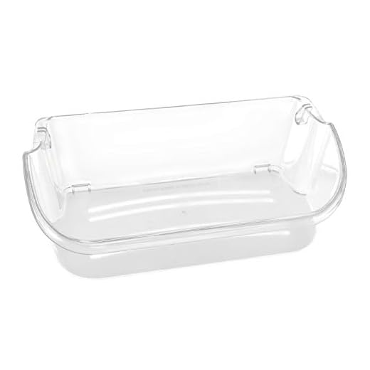 240356402 Clear Refrigerator Door Bin Side Shelf Compatible with Frigidaire Kenmore Electrolux Refrigerator Top shelf - Replaces AP2549958 PS430122 240430312 240356416 240356407-Pack of 1