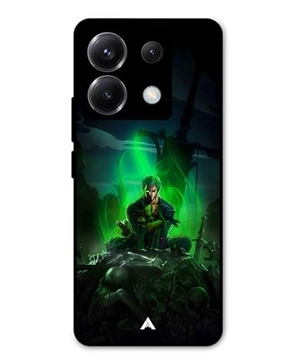 Image of Premium Anime 1 Case for Poco X6 (Glossy Finish) Soft-Touch Metal TPU Back Cover, Shockproof, Designer, Aesthetic Mobile Phone Case