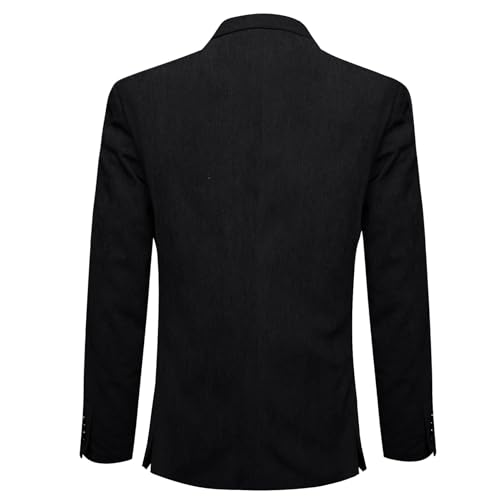 Image of Barry.Wang Men's Vintage Corduroy Blazer Jackets Business Casual Sport Coat | 2 Button,Notch Lapel,Patch Front Pockets,Regular Fit,Daily Wear,Office,Country Western Style,Church Gathering,Homecoming