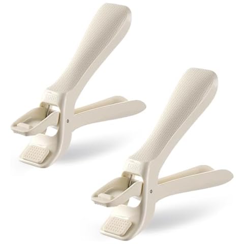 2-Pack Hot Plate Gripper Tongs for Safely Handling Hot Plates, Bowls, Pizza Pans, Air Fryers, and Microwave Oven Dishes Cover