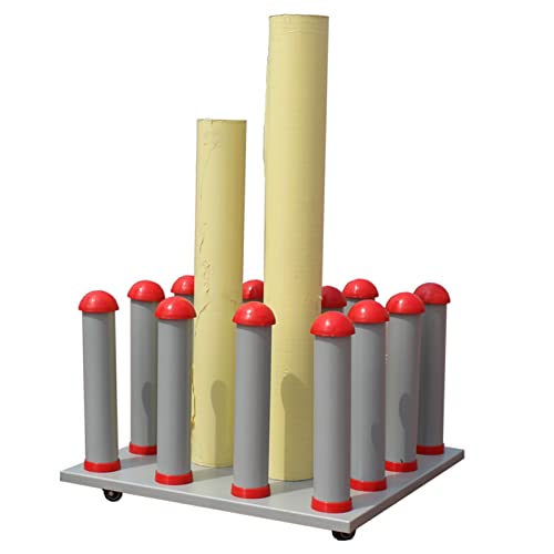 Scaffale in tessuto resistente con ruote, asta per appendere regolabile, grande carrello in vinile per sala artigianale, negozio di stampa e magazzino