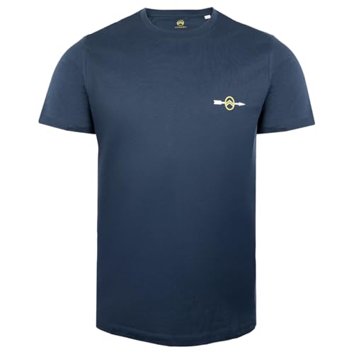 Citroën, T-Shirt Fleche, 100% Coton Design Moderne, Parfait pour Les Fans de la Marque, Idéal pour Un Look de Tous Les Jours Décontracté et Stylé, Bleu, XL