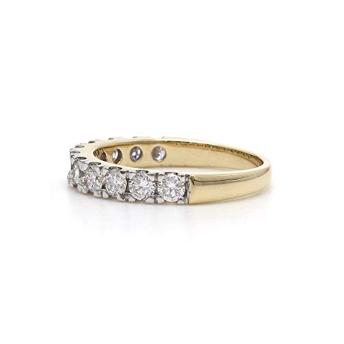 14k Yellow Gold Lab-Grown Diamond Wedding Band Ring (1 1/2 cttw, F-G Color, VS-SI Clarity)2