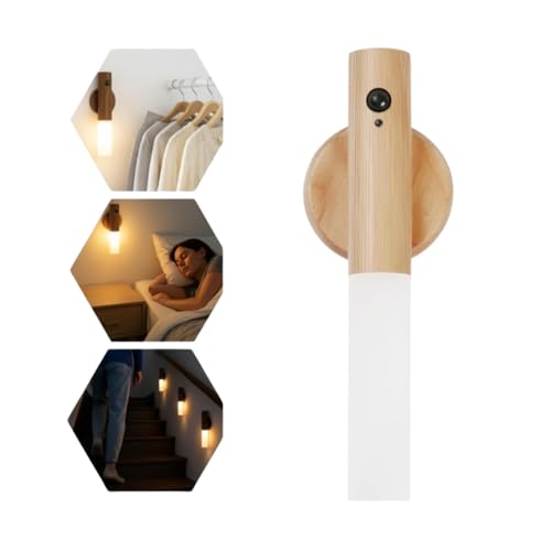 Luminária Bastão LED USB Recarregável Sensor de Movimento Magnéti...