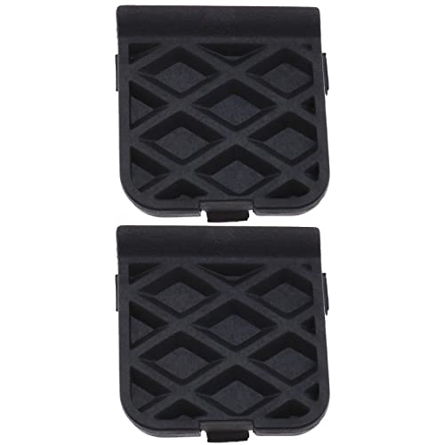 2X Crochet de Remorquage de Pare-Chocs Arrière de Voiture Couvercle de Capuchon d'oeil en Plastique Noir Compatible avec Ford Focus MK3 MK4 BM51A17K922AB 1705332