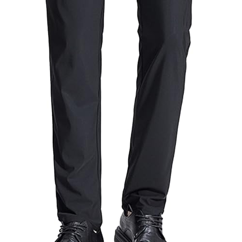 Men's Casual Plus Size Dress Pants Summer Lightweight Suit Pants Comfortable Stylish Work Pants4