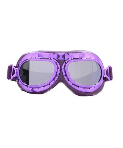 CRG Sports Motorcycle Goggle Vintage Aviator Pilot Style Motorcycle Cruiser Scooter Goggle for Man,Women, Adult