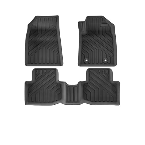 Tapis de voiture MG5 RHD en TPE 3D imperméable et antidérapant pour habitacle complet