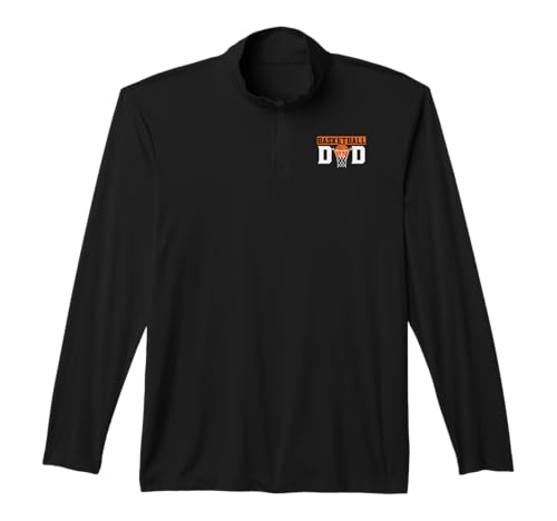 Basketball Dad Hoop Junkie Streetball Sport Hooper Performance Quarter-Zip Top