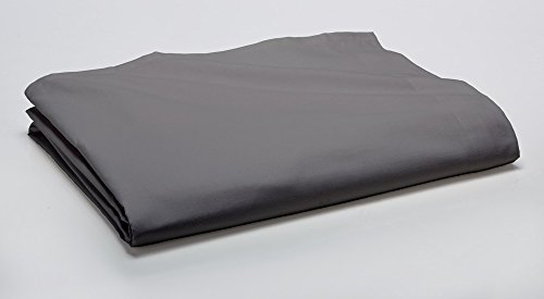 Today Drap Plat, 100% Coton, Canon de Fusil, 180x290 cm, Anthracite