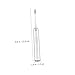 HOODANCOS Waterproof Electric Toothbrush for Adults Non-Rechargeable Soft Bristle Tooth Cleaner Portable Oral Care Tool with Brush Heads for Deep Cleaning