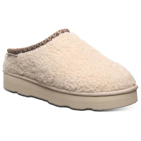 BEARPAW Women's Snuggle Martis Oat Size 7 | Women's Slipper | Women's Shoe | Comfortable & Lightweight Cover