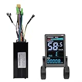 Scooter Controller Kit, 17A 22A 26A 30A 35A Tri-Mode Controller mit M5 Farbdisplay für E-Scooter (30A)