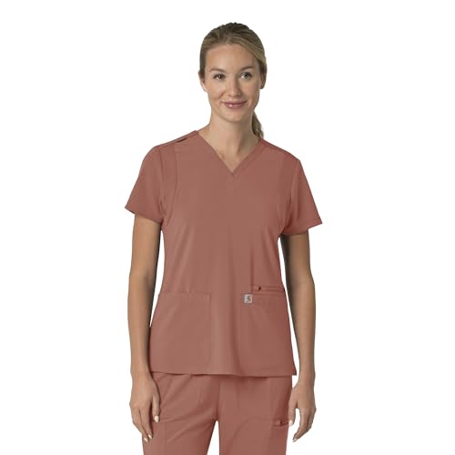 Carhartt Women's Force Cross-Flex Scrub Top
