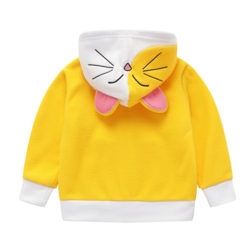 Image of Mud Kingdom Fleece Hoodies Jacket for Boys Girls Full Zipper Long Sleeve Happy Halloween