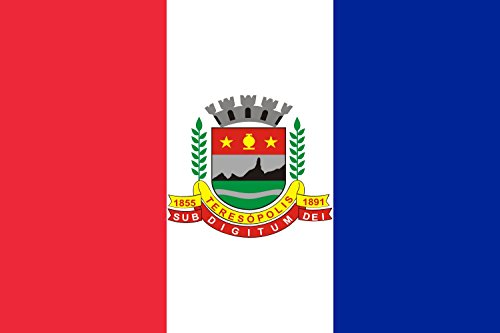 Drapeau Teresopolis grand format emblème de Rio de Janeiro tissu résistant