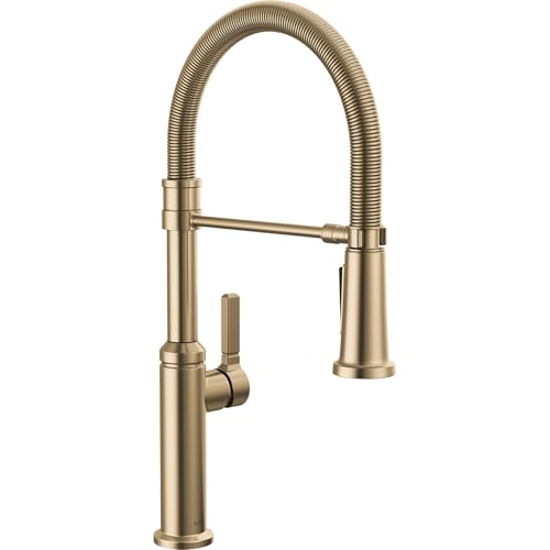 Delta Rhett Pro Style Commercial Kitchen Faucet, Champagne Bronze