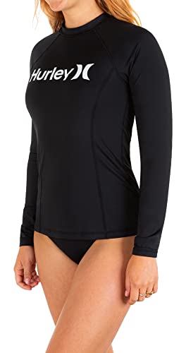 Hurley Women's Standard OAO Mock Neck Long Sleeve Rashguard2