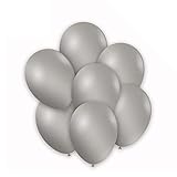 Rocca Fun Factory Globos de plata metalizados de 3