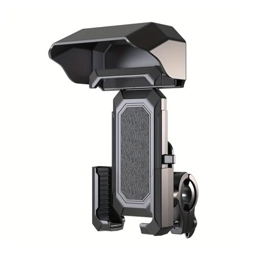 Porta móvil moto para manillar con visera solar para tus rutas de navegación