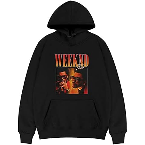 OUHZNUX Hoodie The Weeknd Rapper Print Pullover Shirt Mens Hip Hop Sweatshirt Black Fun Hoodie XXS-3XL Cover
