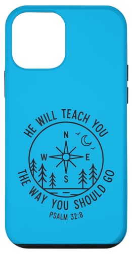 ���� 32:8 He Will Teach You Compass Outdoors �X�}�z�P�[�X iPhone 12 mini �p
